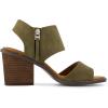 imageCUSHIONAIRE Womens Rosanna cut out sandal Memory Foam and Wide Widths AvailableKhaki