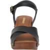 imageCUSHIONAIRE Womens Slate Faux Wood Sandal Memory Foam Insole ampamp LiteSole Technology Wide Widths AvailableBlack