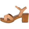 imageCUSHIONAIRE Womens Slate Faux Wood Sandal Memory Foam Insole ampamp LiteSole Technology Wide Widths AvailableHoney