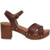 imageCUSHIONAIRE Womens Slate Faux Wood Sandal Memory Foam Insole ampamp LiteSole Technology Wide Widths AvailableWhisky