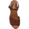 imageCUSHIONAIRE Womens Slate Faux Wood Sandal Memory Foam Insole ampamp LiteSole Technology Wide Widths AvailableWhisky