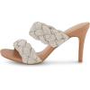 imageCUSHIONAIRE Womens Sparkle braided rhinestone dress sandal Memory Foam Wide Widths AvailableSilver