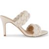 imageCUSHIONAIRE Womens Suzy braided dress sandal Memory Foam Wide Widths AvailableIvory