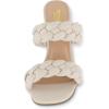 imageCUSHIONAIRE Womens Suzy braided dress sandal Memory Foam Wide Widths AvailableIvory