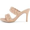 imageCUSHIONAIRE Womens Suzy braided dress sandal Memory Foam Wide Widths AvailableNude