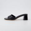 imageCUSHIONAIRE Womens Taboo one band dress sandal with Memory Foam and Wide Widths AvailableBlack Patent