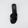 imageCUSHIONAIRE Womens Taboo one band dress sandal with Memory Foam and Wide Widths AvailableBlack Patent