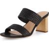imageCUSHIONAIRE Womens Ilya woven heel sandal Memory FoamBlack