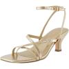 imageCUSHIONAIRE Womens Kitten heel sandal Memory Foam and Wide Widths AvailableChampagne