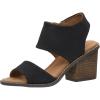 imageCUSHIONAIRE Womens Rosanna cut out sandal Memory Foam and Wide Widths AvailableBlack