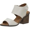 imageCUSHIONAIRE Womens Rosanna cut out sandal Memory Foam and Wide Widths AvailableIvory