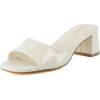 imageCUSHIONAIRE Womens Taboo one band dress sandal with Memory Foam and Wide Widths AvailableBone Patent