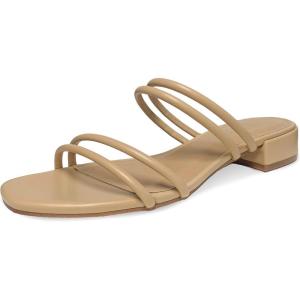 imageCUSHIONAIRE Womens Nora low block heel sandal Memory FoamBeige