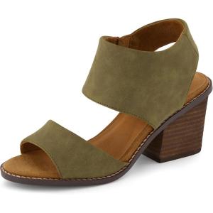 imageCUSHIONAIRE Womens Rosanna cut out sandal Memory Foam and Wide Widths AvailableKhaki