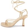 imageCUSHIONAIRE Womens Belaire dress sandals Memory Foam Wide Widths AvailableChampagne