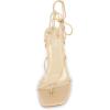 imageCUSHIONAIRE Womens Belaire dress sandals Memory Foam Wide Widths AvailableChampagne