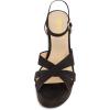 imageCUSHIONAIRE Womens Foxy platform dress sandal Memory Foam and Wide Widths AvailableBlack Micro Suede