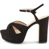 imageCUSHIONAIRE Womens Foxy platform dress sandal Memory Foam and Wide Widths AvailableBlack Micro Suede