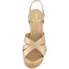 imageCUSHIONAIRE Womens Foxy platform dress sandal Memory Foam and Wide Widths AvailableChampagne