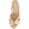 imageCUSHIONAIRE Womens Foxy platform dress sandal Memory Foam and Wide Widths AvailableChampagne