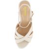imageCUSHIONAIRE Womens Foxy platform dress sandal Memory Foam and Wide Widths AvailableCream