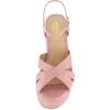 imageCUSHIONAIRE Womens Foxy platform dress sandal Memory Foam and Wide Widths AvailablePink Micro Suede