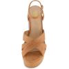 imageCUSHIONAIRE Womens Foxy platform dress sandal Memory Foam and Wide Widths AvailableTan Micro Suede