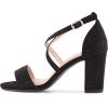 imageCUSHIONAIRE Womens Jewel rhinestone dress heel sandal with Comfort FoamBlack