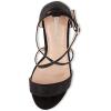 imageCUSHIONAIRE Womens Jewel rhinestone dress heel sandal with Comfort FoamBlack
