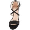 imageCUSHIONAIRE Womens Jewel rhinestone dress heel sandal with Comfort FoamBlack