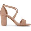 imageCUSHIONAIRE Womens Jewel rhinestone dress heel sandal with Comfort FoamNude