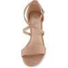 imageCUSHIONAIRE Womens Jewel rhinestone dress heel sandal with Comfort FoamNude