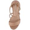imageCUSHIONAIRE Womens Jewel rhinestone dress heel sandal with Comfort FoamNude