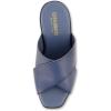 imageCUSHIONAIRE Womens Kamari Faux Wood Sandal with Memory Foam Padding Wide Widths AvailableBlue