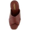 imageCUSHIONAIRE Womens Kamari Faux Wood Sandal with Memory Foam Padding Wide Widths AvailableBrown