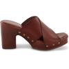 imageCUSHIONAIRE Womens Kamari Faux Wood Sandal with Memory Foam Padding Wide Widths AvailableBrown