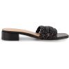 imageCUSHIONAIRE Womens Neary braided low block heel sandal Memory Foam and Wide Widths AvailableBlack