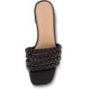 imageCUSHIONAIRE Womens Neary braided low block heel sandal Memory Foam and Wide Widths AvailableBlack