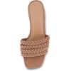 imageCUSHIONAIRE Womens Neary braided low block heel sandal Memory Foam and Wide Widths AvailableCafe