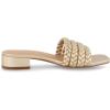 imageCUSHIONAIRE Womens Neary braided low block heel sandal Memory Foam and Wide Widths AvailableChampagne