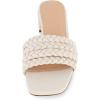 imageCUSHIONAIRE Womens Neary braided low block heel sandal Memory Foam and Wide Widths AvailableIvory
