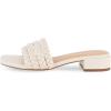 imageCUSHIONAIRE Womens Neary braided low block heel sandal Memory Foam and Wide Widths AvailableIvory
