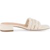 imageCUSHIONAIRE Womens Neary braided low block heel sandal Memory Foam and Wide Widths AvailableIvory