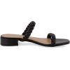 imageCUSHIONAIRE Womens Neptune braided low block heel sandal Memory FoamBlack