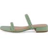 imageCUSHIONAIRE Womens Neptune braided low block heel sandal Memory FoamMint