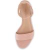 imageCUSHIONAIRE Womens Nila one band low block heel sandal Wide Widths AvailableBlush