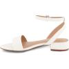 imageCUSHIONAIRE Womens Nila one band low block heel sandal Wide Widths AvailableWhite Smooth