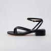 imageCUSHIONAIRE Womens Novella low block heel sandal Memory Foam and Wide Widths AvailableBlack
