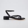 imageCUSHIONAIRE Womens Novella low block heel sandal Memory Foam and Wide Widths AvailableBlack