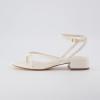 imageCUSHIONAIRE Womens Novella low block heel sandal Memory Foam and Wide Widths AvailableCream